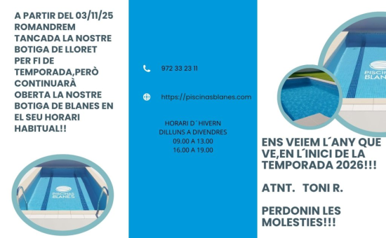 FIN DE TEMPORADA TIENDA DE LLORET!!!
