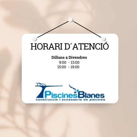 BOTIGA DE LLORET HORARI D´HIVERN!!!