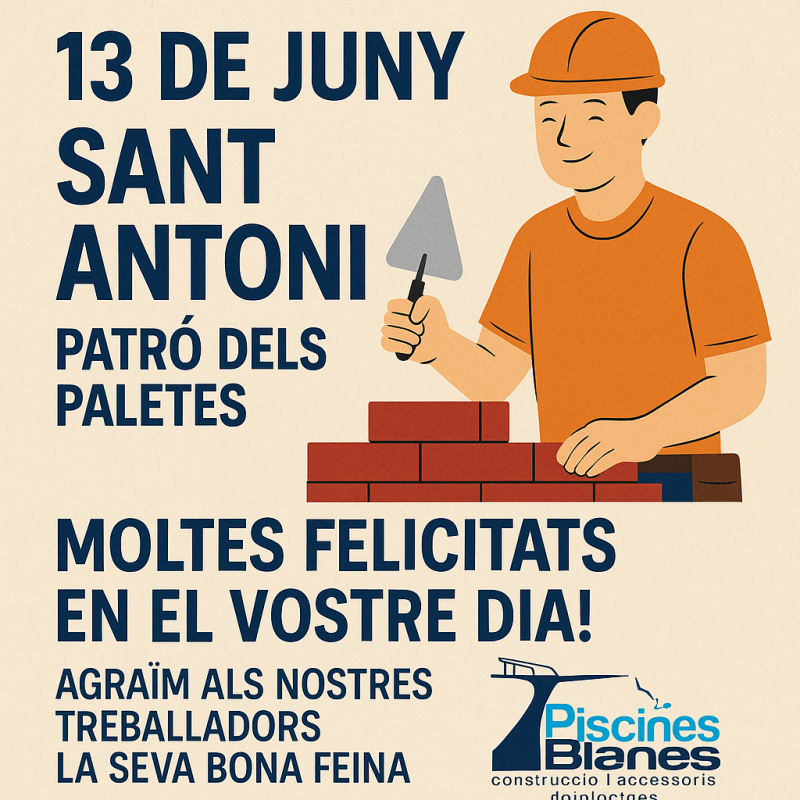 13 DE JUNY SANT ANTONI,PATRÓ DELS PALETES!!!