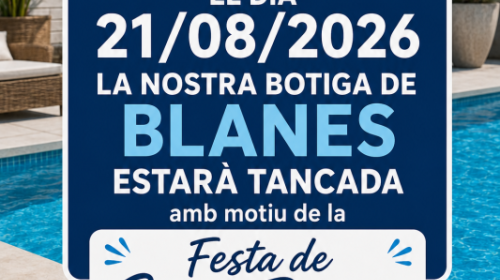AVISO FESTIVIDAD SANT BONÒS EN BLANES!!!